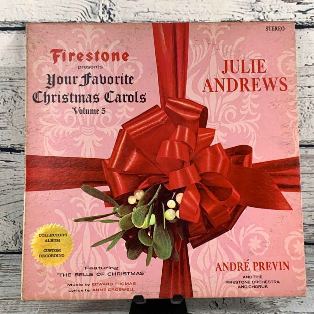 Julie Andrews w/ André‎ Previn - Your Favorite Christmas Carols Vol 5 [LP 1966]